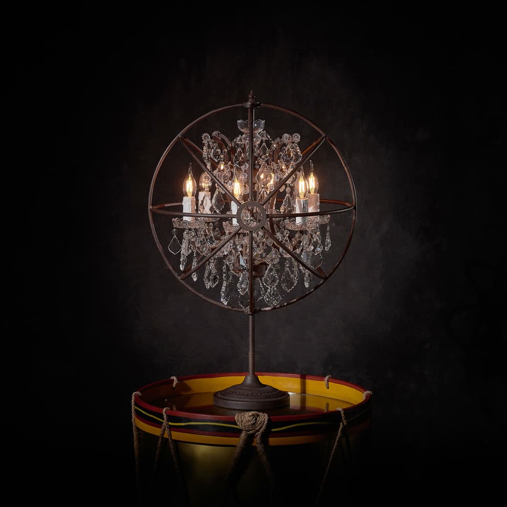 Gyro Crystal Table Lamp