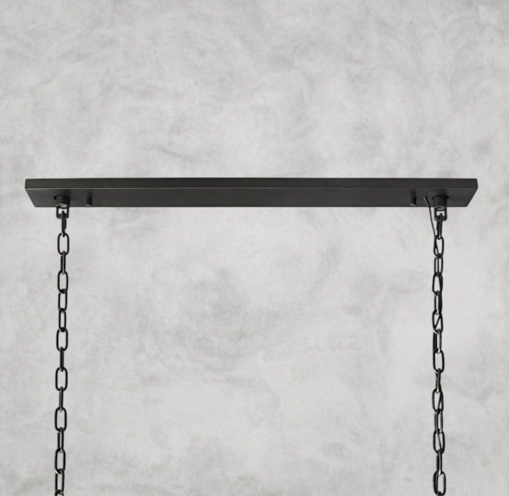 1920S Odeon Rectangular Chandelier 40", 49", 59"