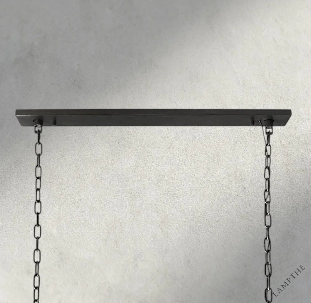 1920S Odeon Rectangular Chandelier 40", 49", 59"