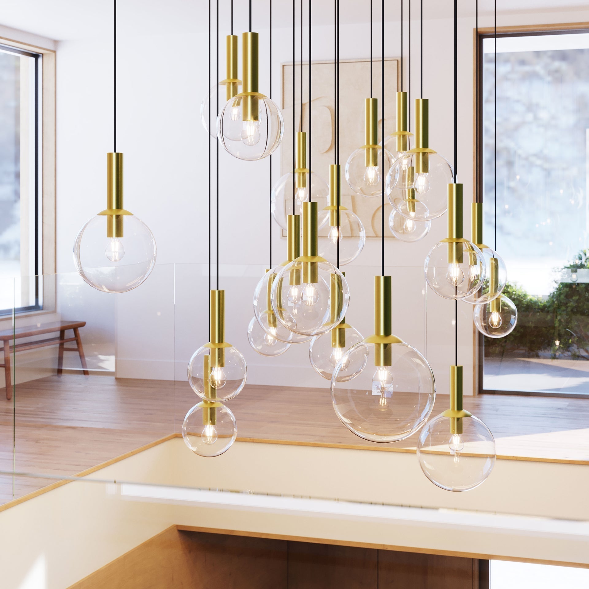 Bubbles Chandelier
