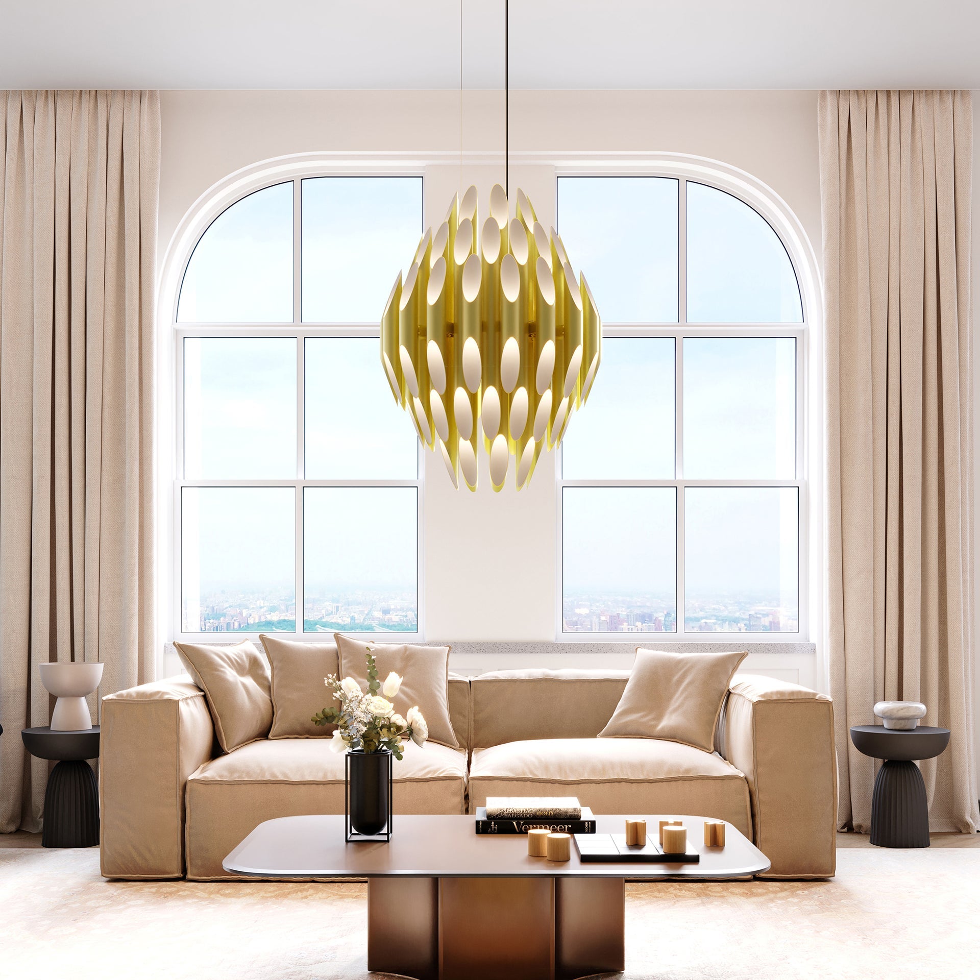 Chimes Chandelier 32.25H
