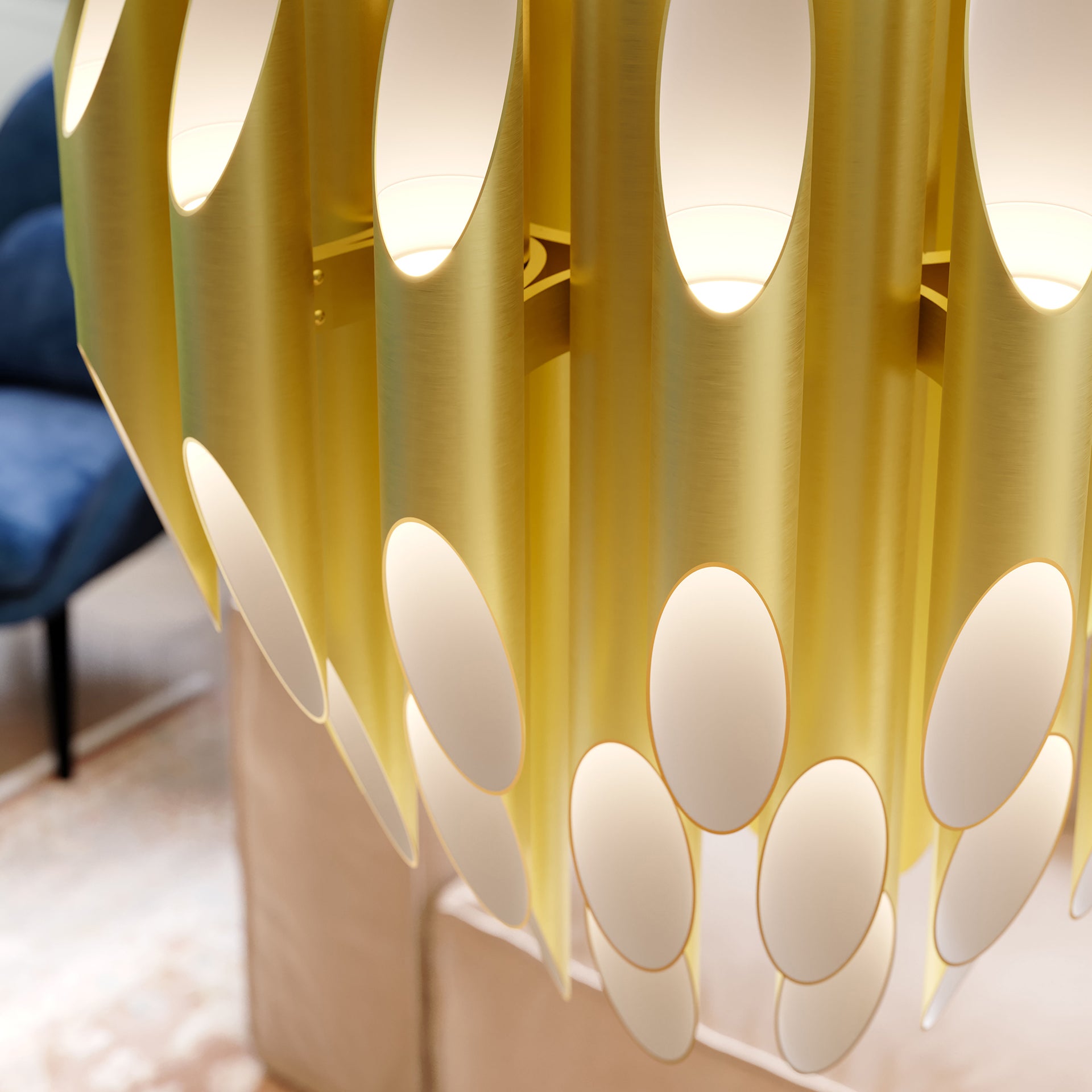 Chimes Chandelier 32.25H