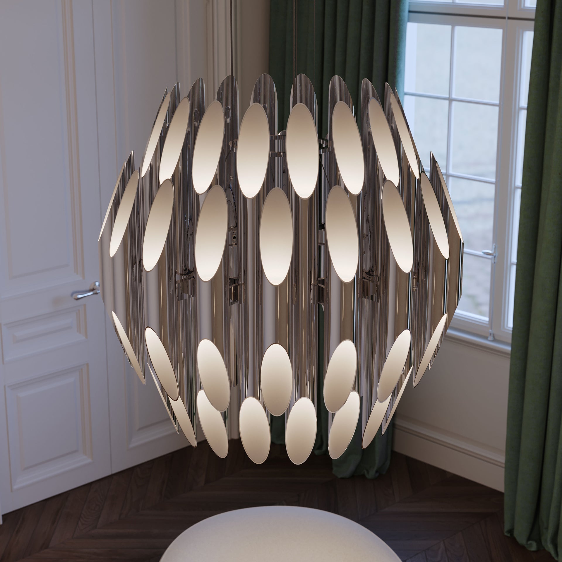 Chimes Chandelier 23.25H