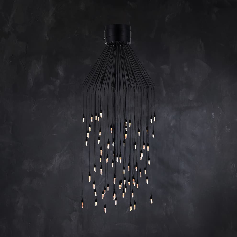 Rock Crystal Rain Small Flushmount