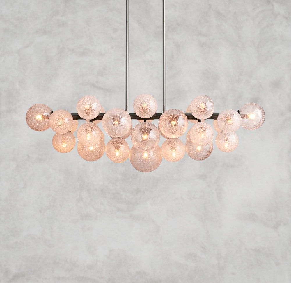 Mandoza Linear Glass Chandelier