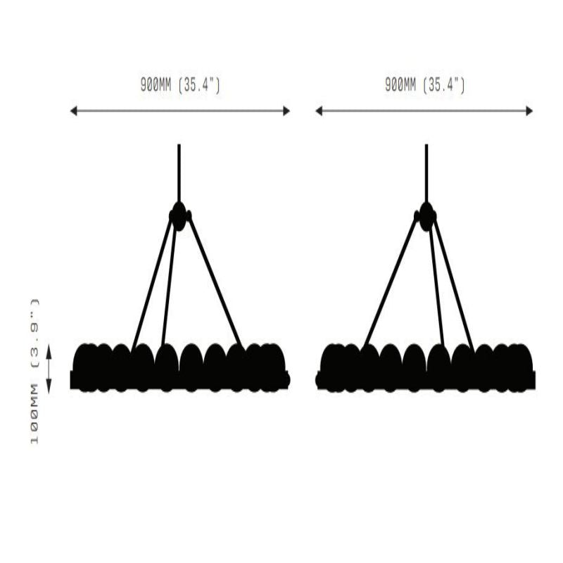 Natural Alabaster Suter Chandelier