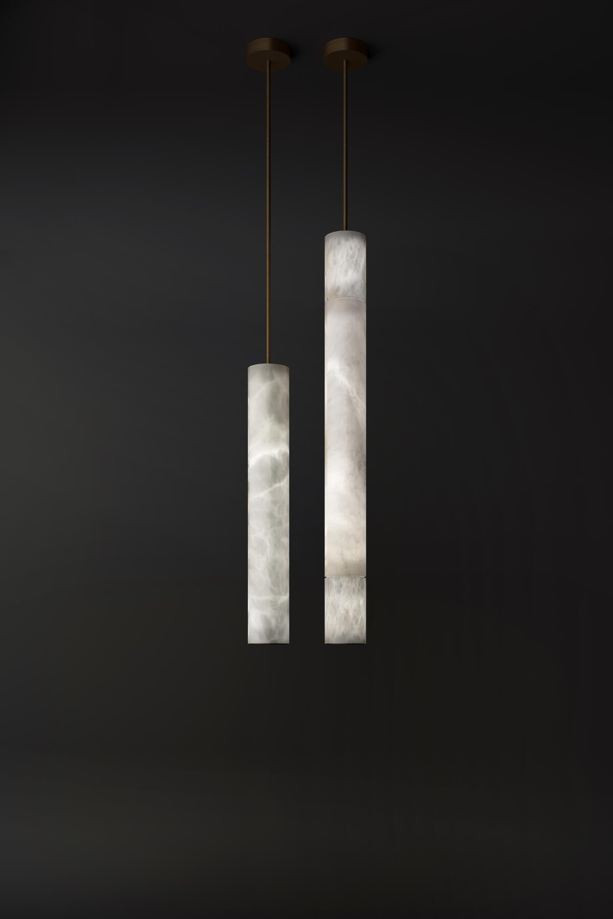 Alabaster long Pendant Light (customize)