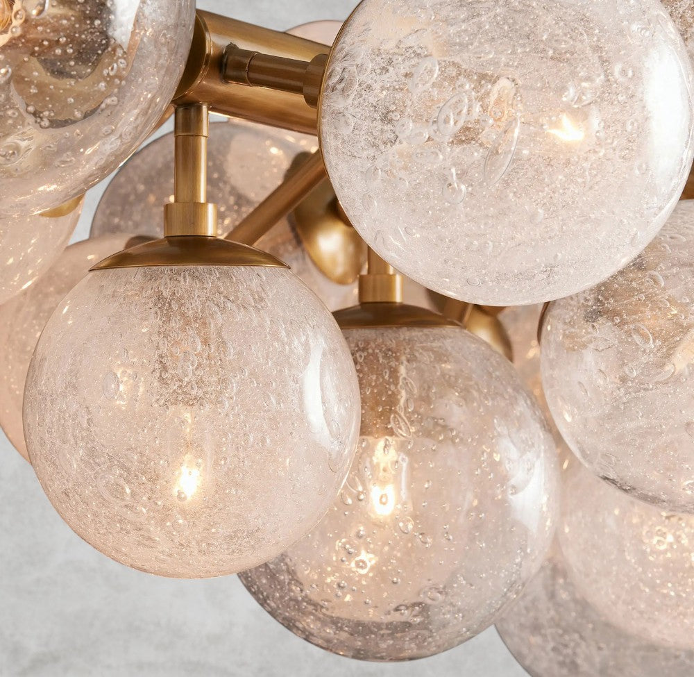 Mandoza Linear Glass Chandelier