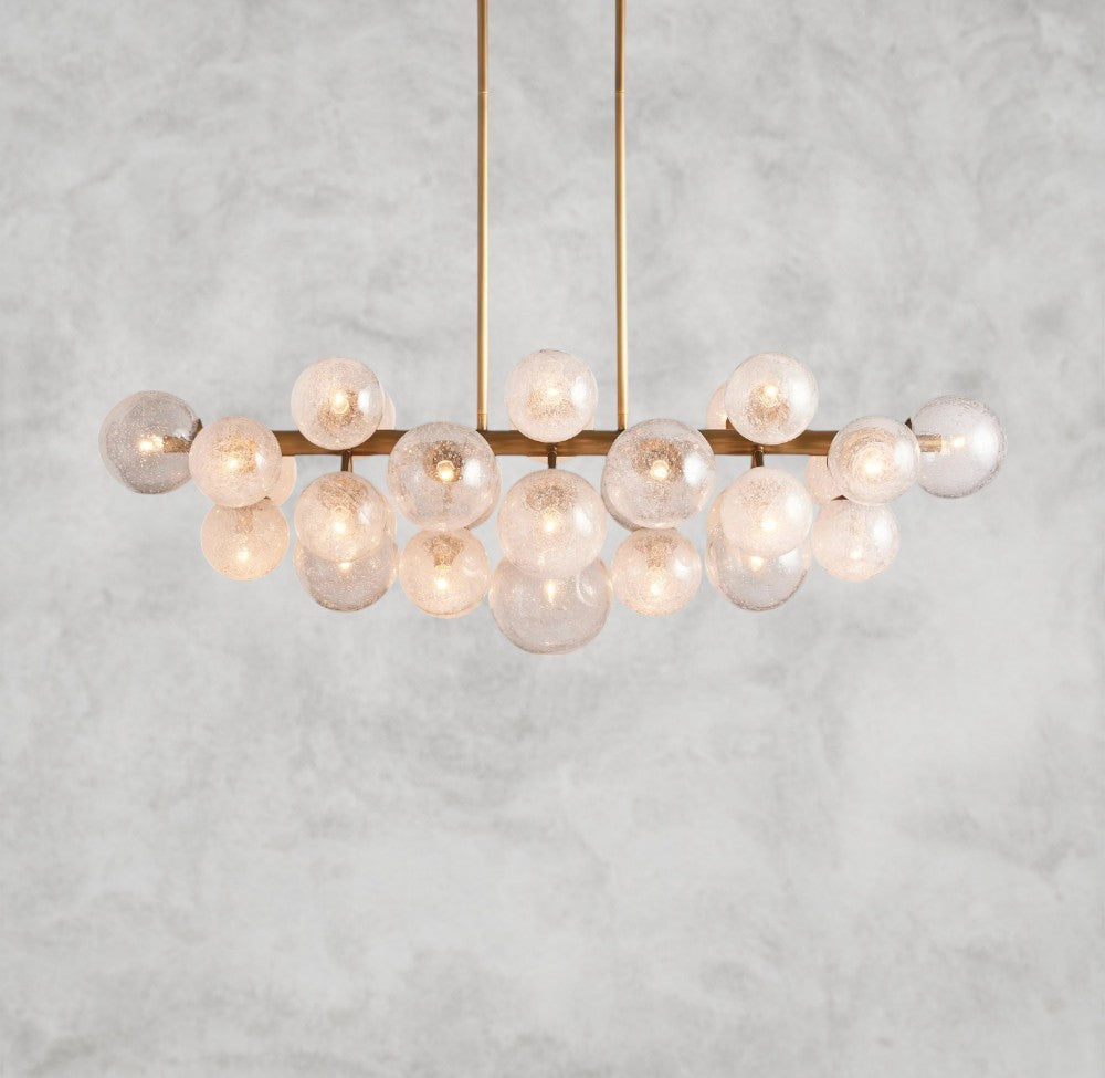Mandoza Linear Glass Chandelier