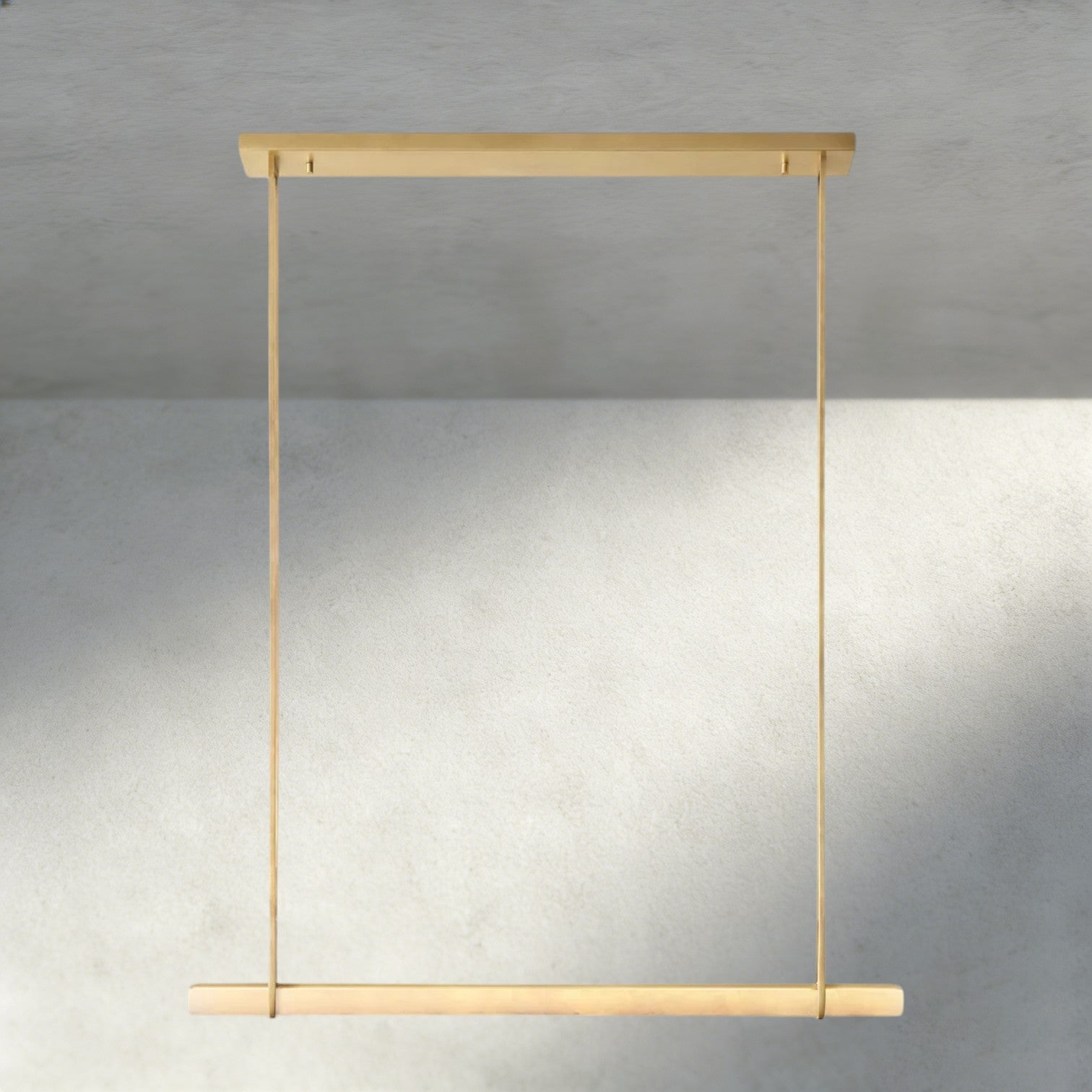 Audubon Alabaster Single Bar Linear Chandelier