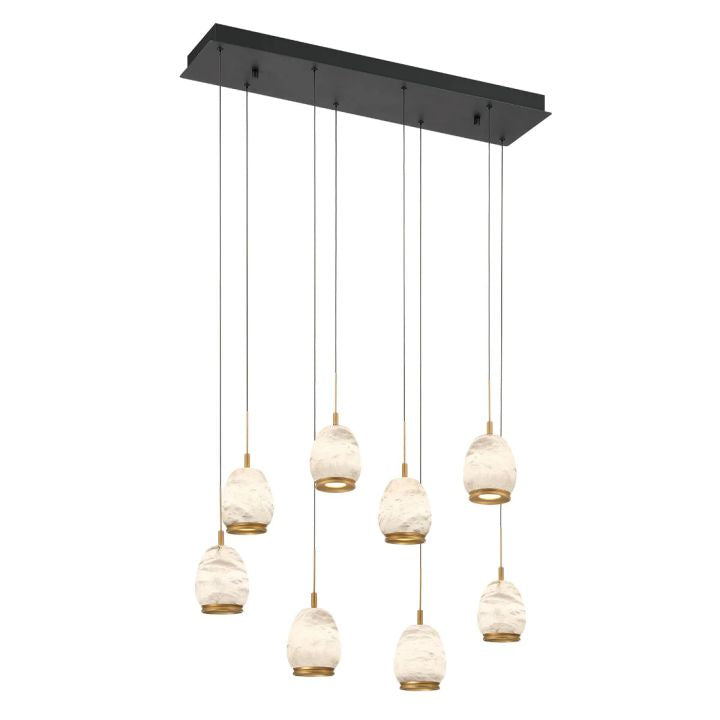 Alabaster Linear LED Chandelier