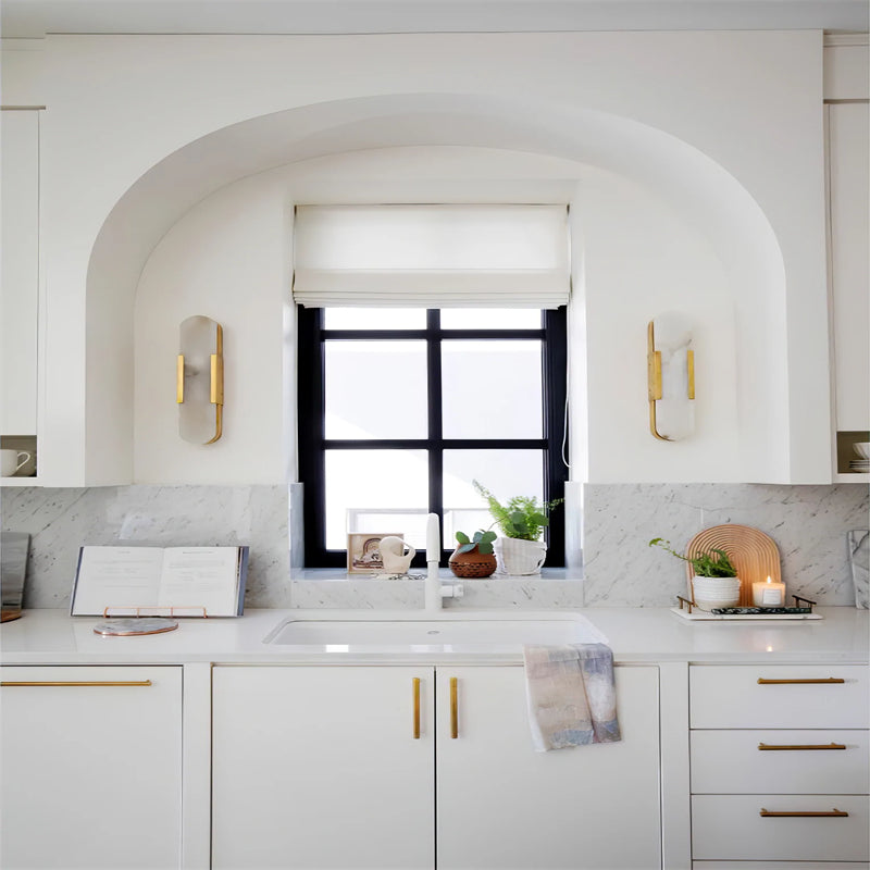 Kevin Koltin Melange Elongated Alabaster Wall Sconce Kevinstudiolives