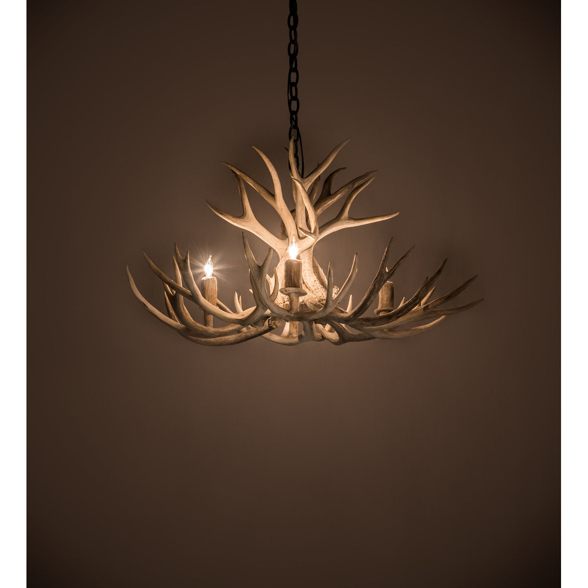 Rustic Lodge 4 - Light Chandelier 32"W