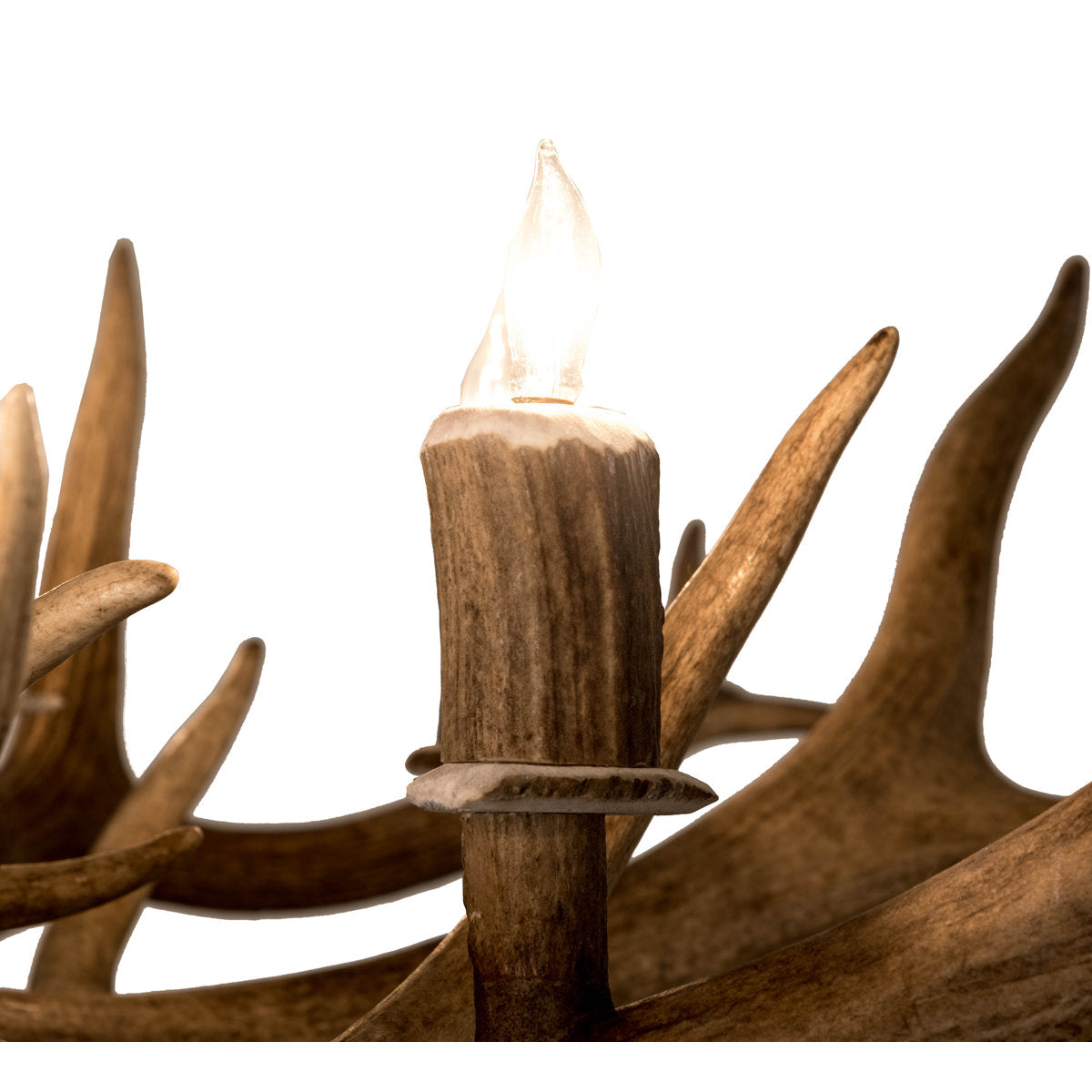 Rustic Lodge 8 - Light Chandelier 66"W