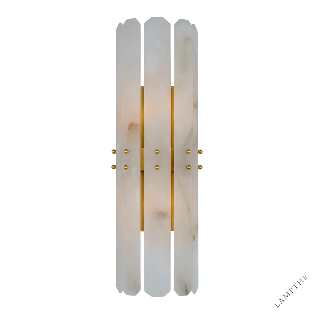 Alabaster Adrian Shield Wall Sconce