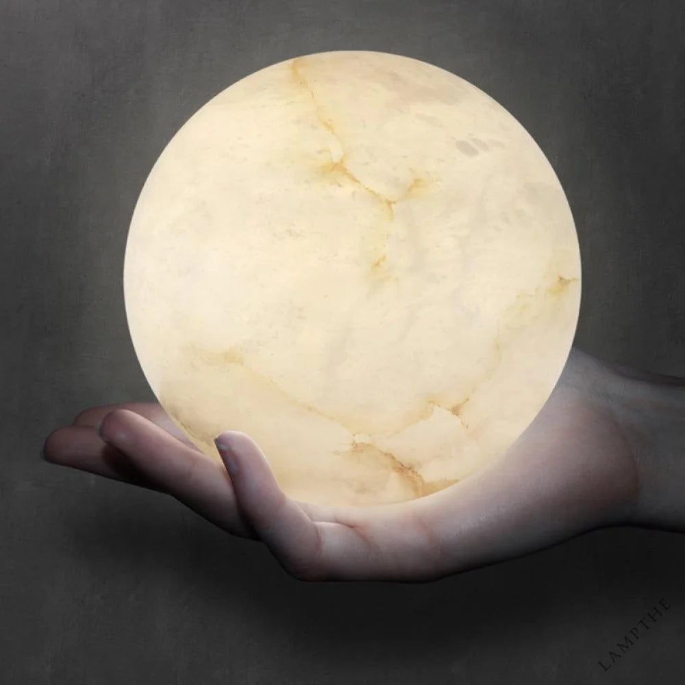 Alabaster Art Island Pendant