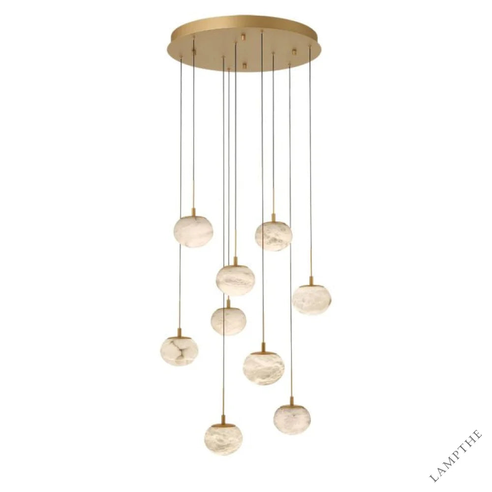 Alabaster Codri Round LED Chandelier