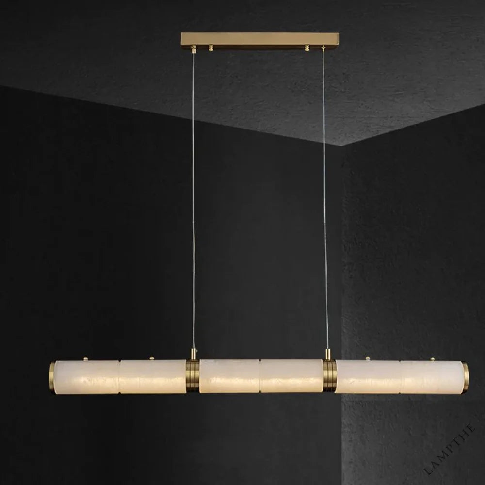 Alabaster Cylindrical Chandelier - jchandelier