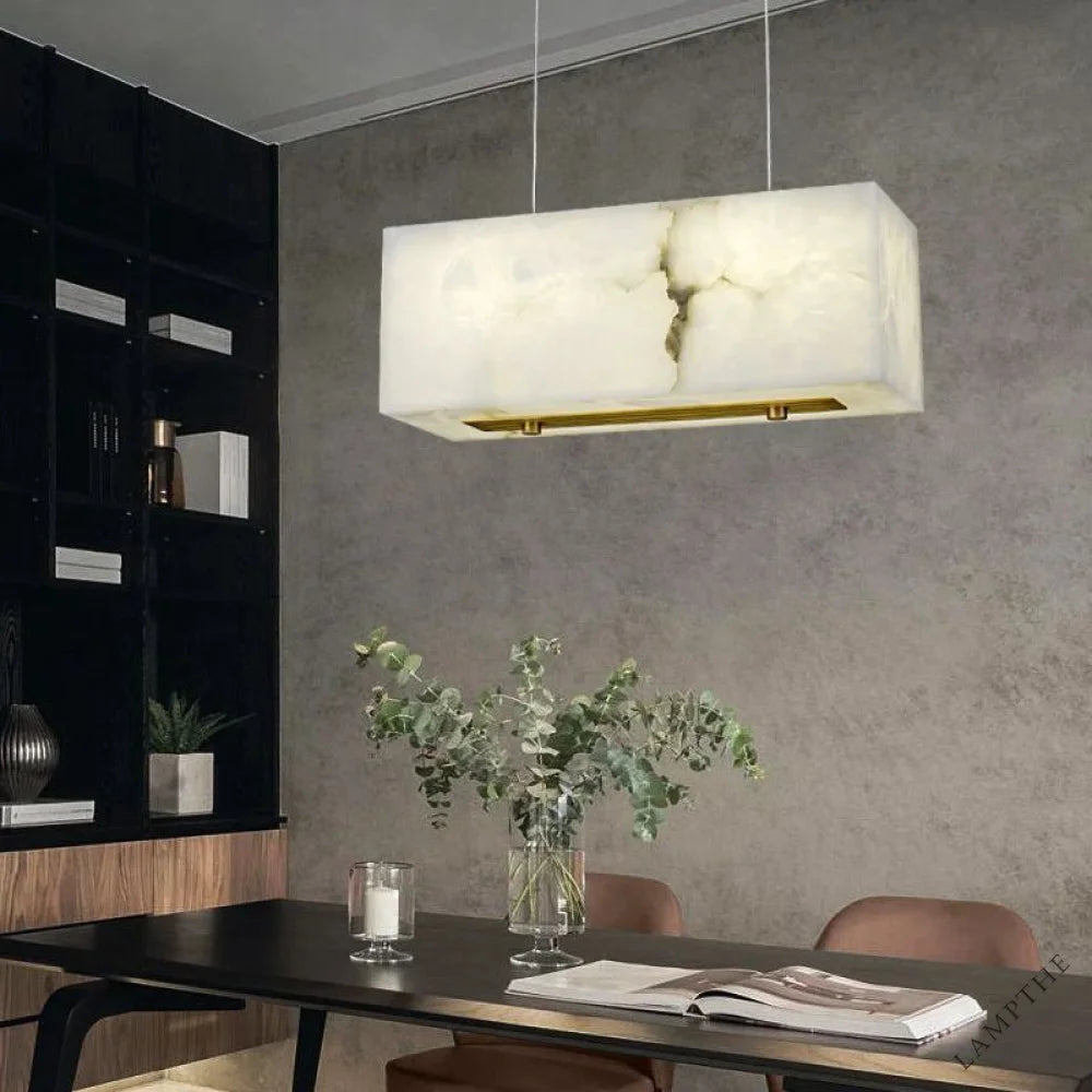 Alabaster Dining Room Chandelier