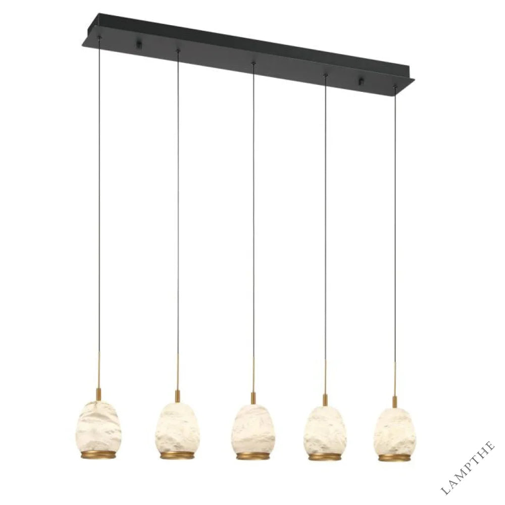 Alabaster Linear LED Chandelier