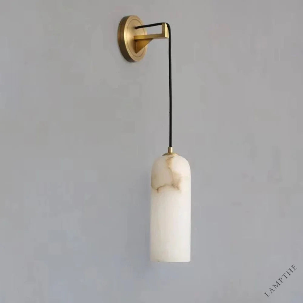Alabaster Pendant Wall Sconce