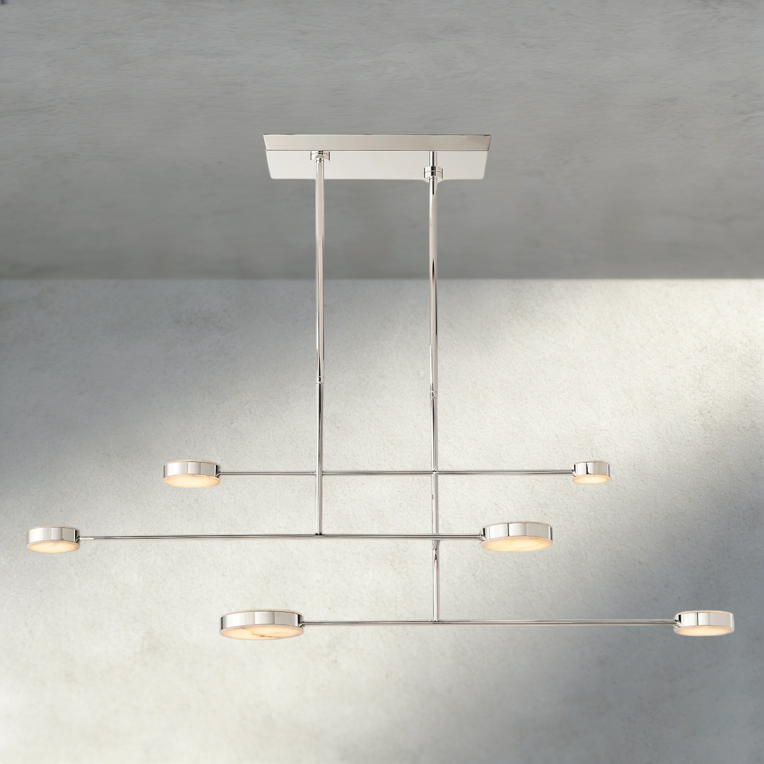 72" / Nickle Alexander Linear Chandelier