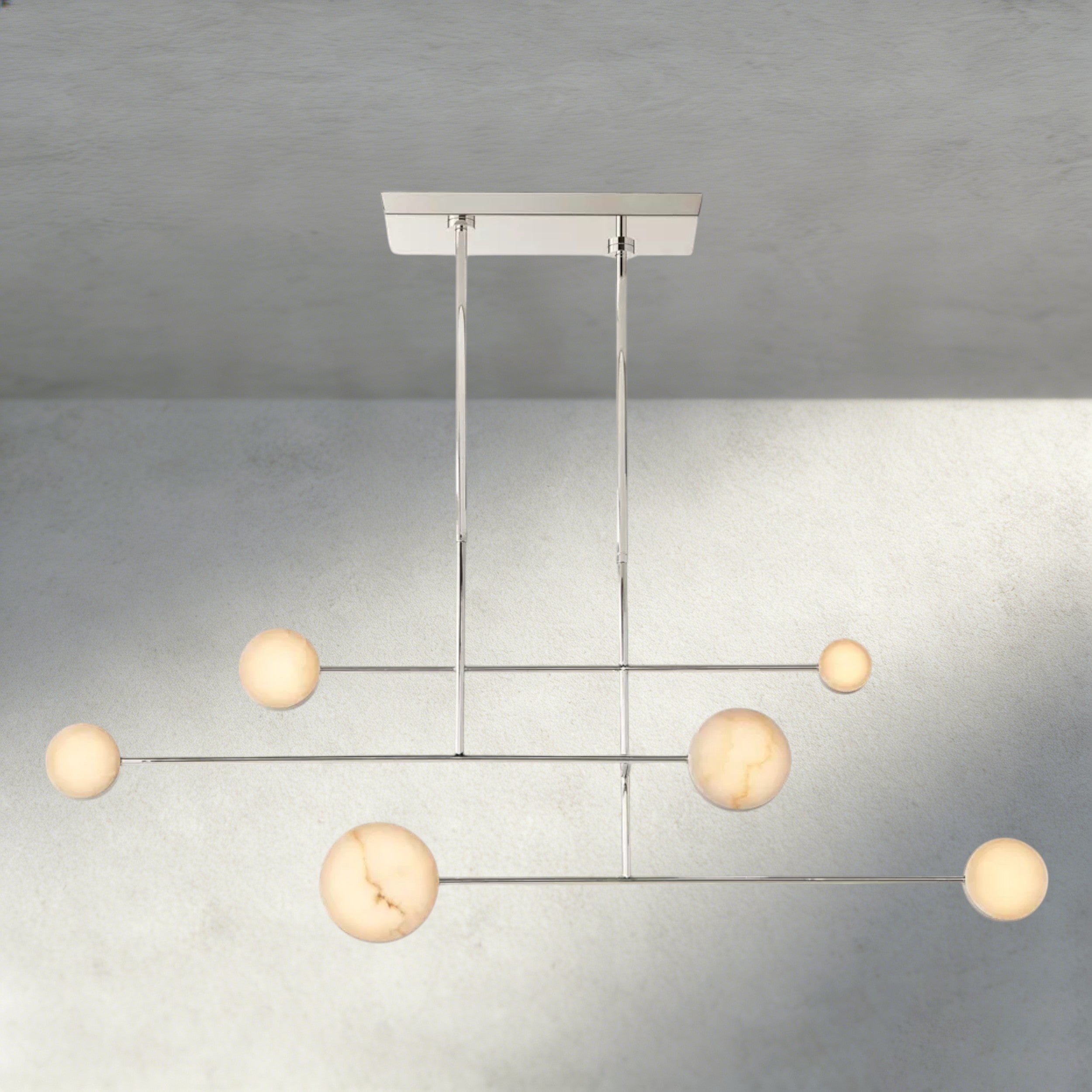 54" / Nickle Alexander Linear Chandelier