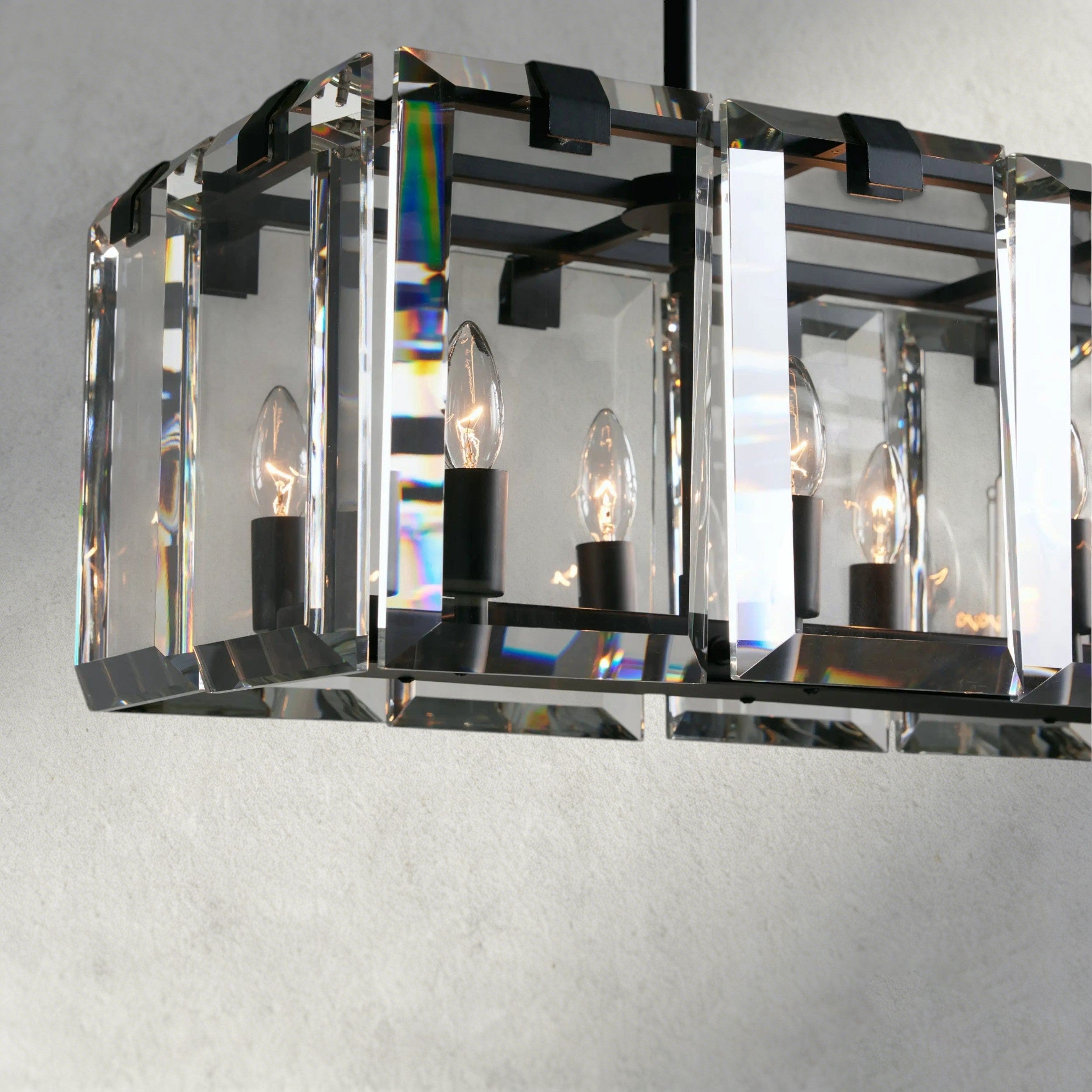Amaya Rectangular Chandelier 40", 53"