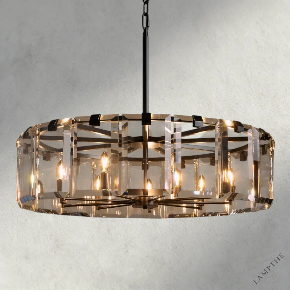 38" / Bronze Amaya Round Chandelier 21.5", 30", 38", 48"