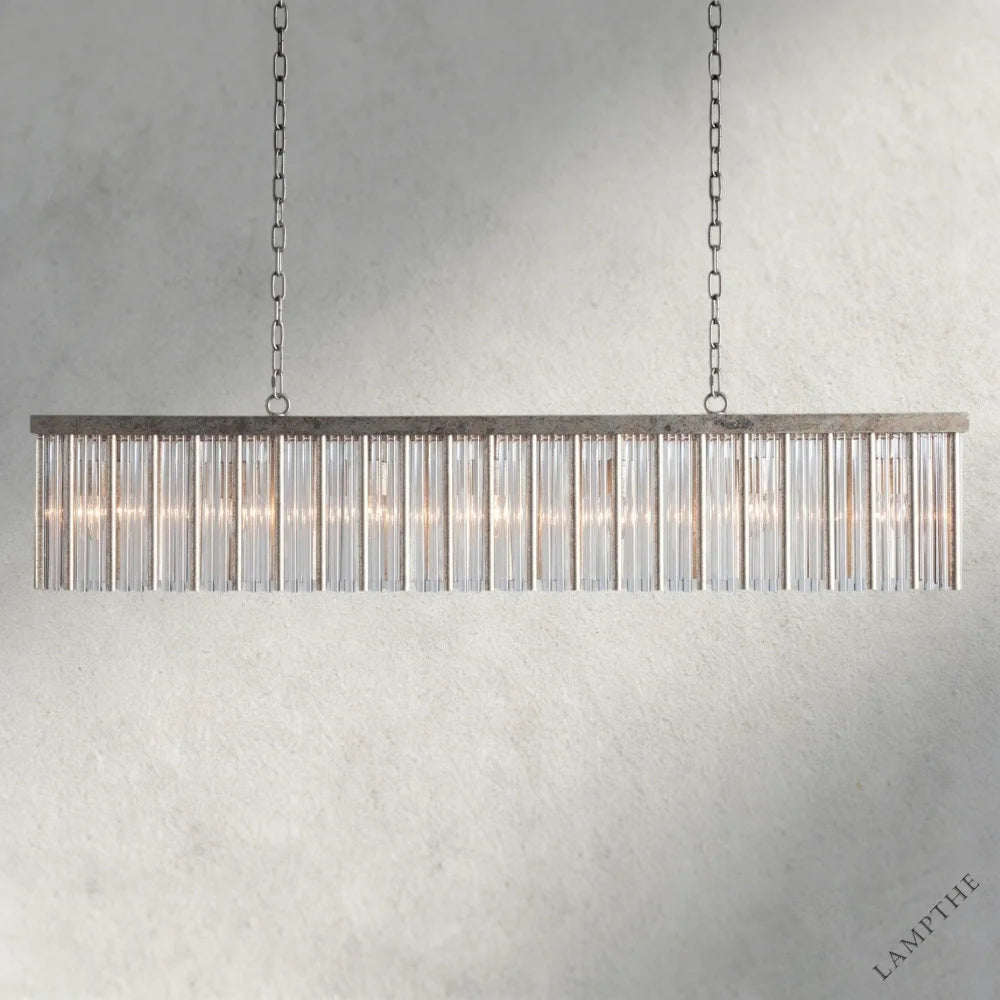 56" Andalucia Rectangular Chandelier 48", 56"