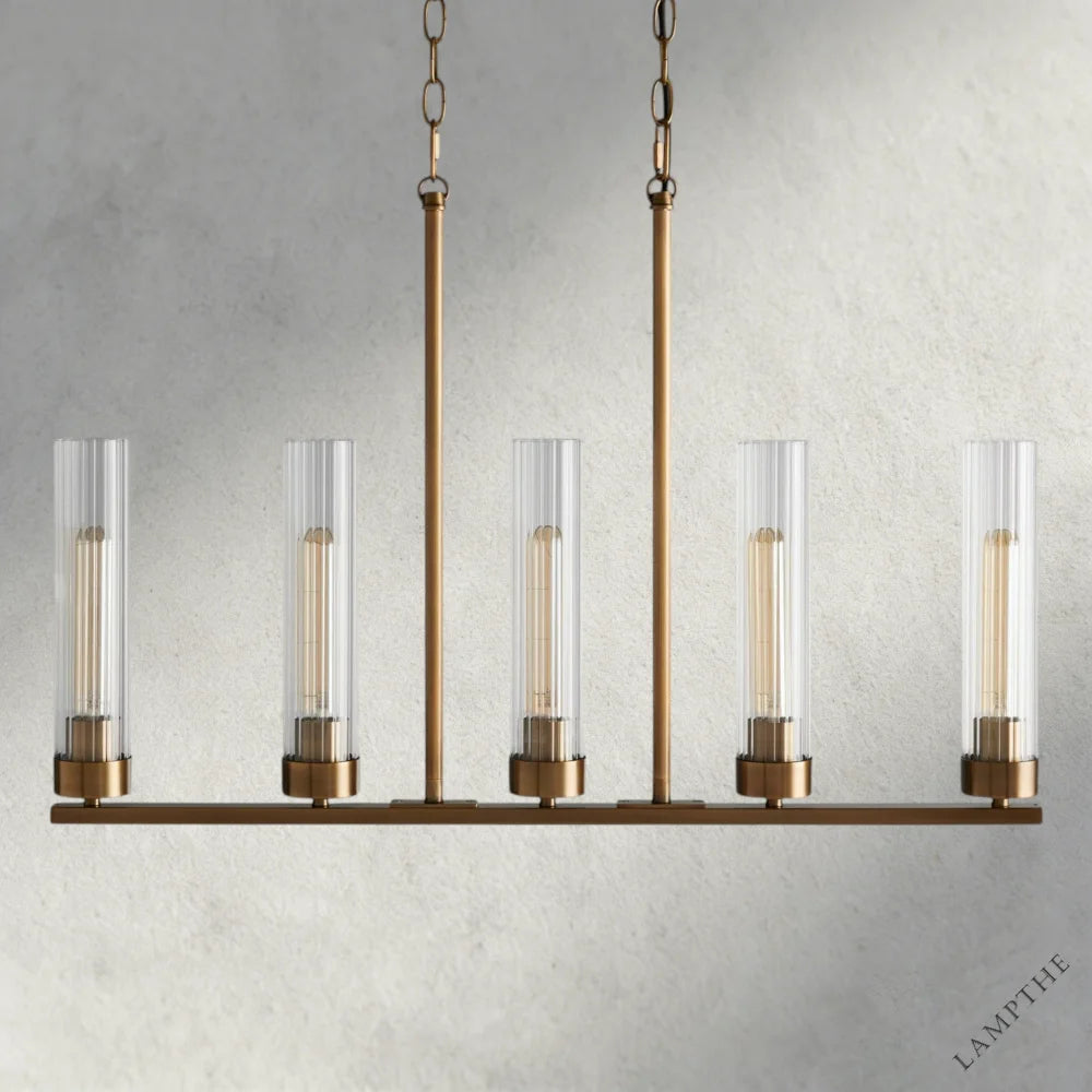 Andreas 5-Light Linear Chandelier