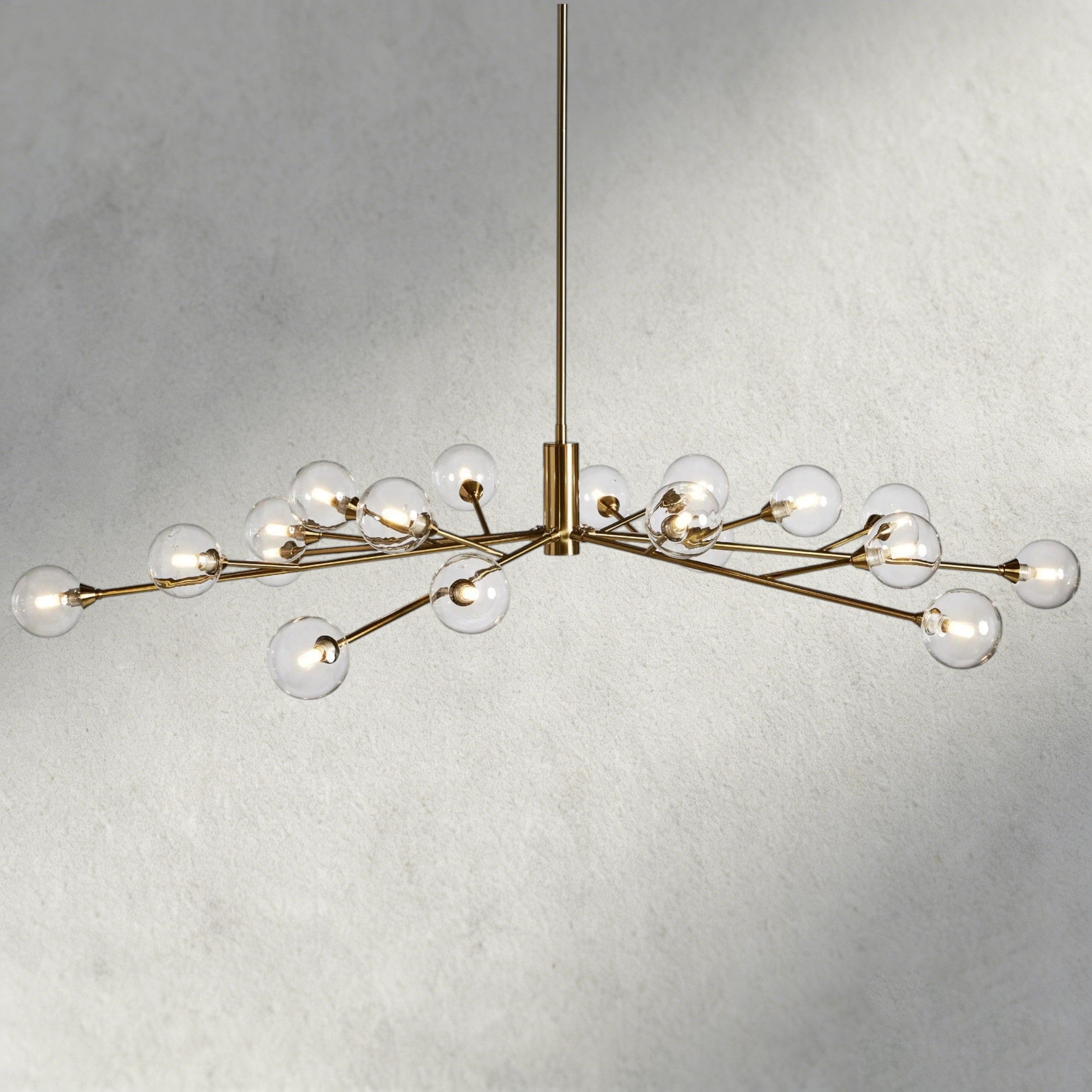 59" / Brass Apollo Round Chandelier 36", 47", 59"