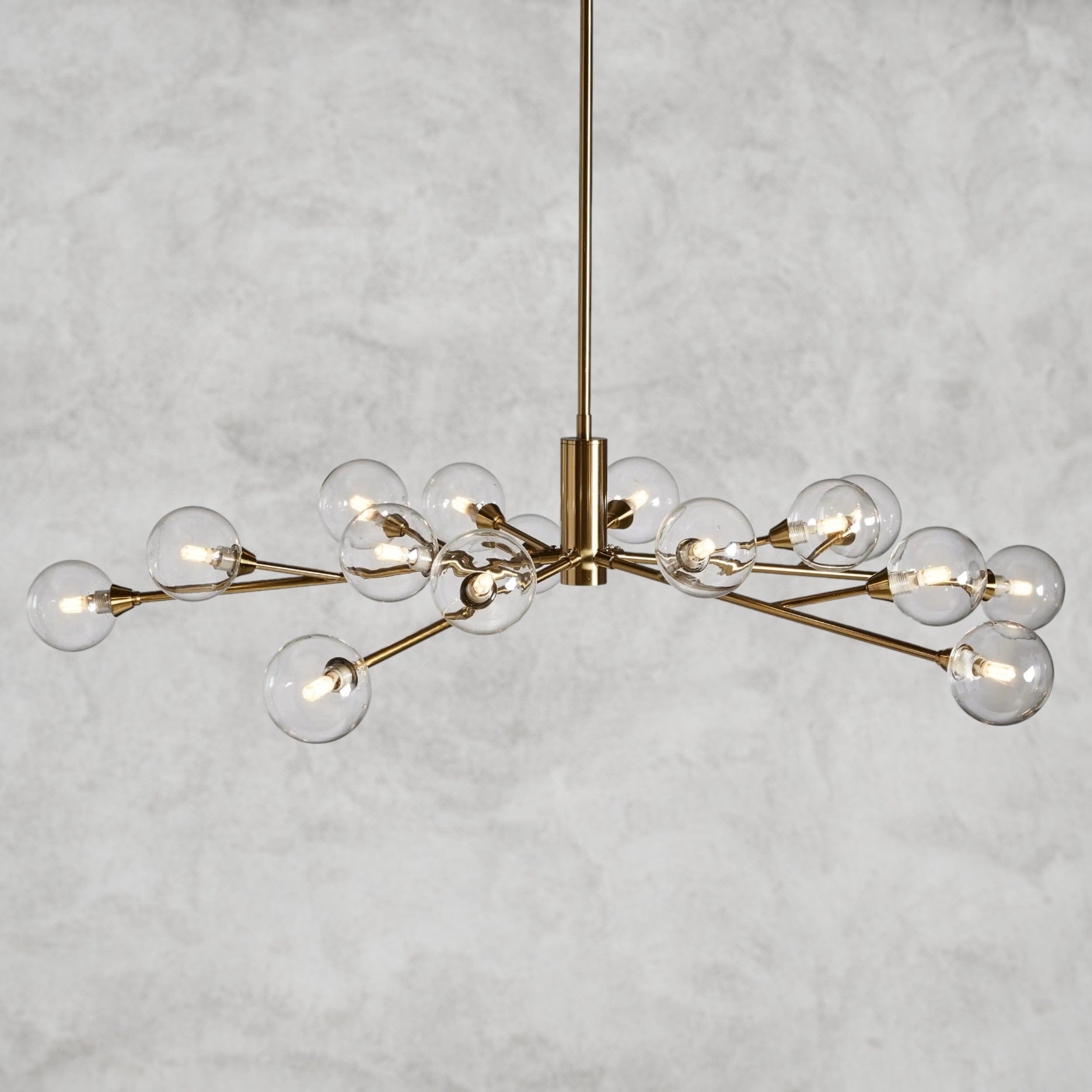 47" / Brass Apollo Round Chandelier 36", 47", 59"