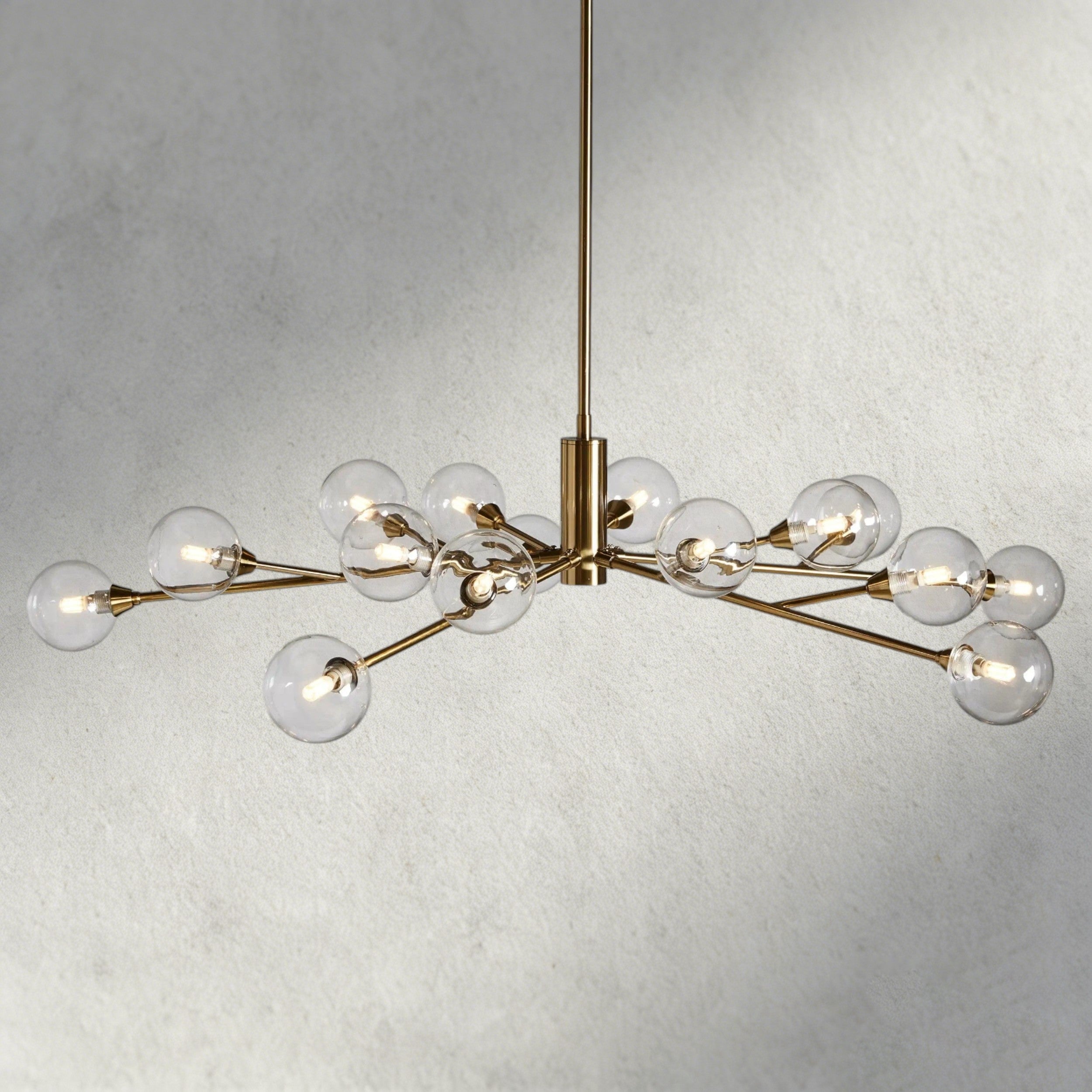 47" / Brass Apollo Round Chandelier 36", 47", 59"