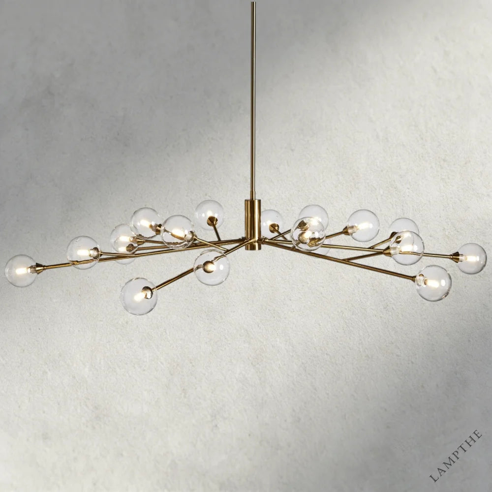 59" / Brass Apollo Round Chandelier 36", 47", 59"