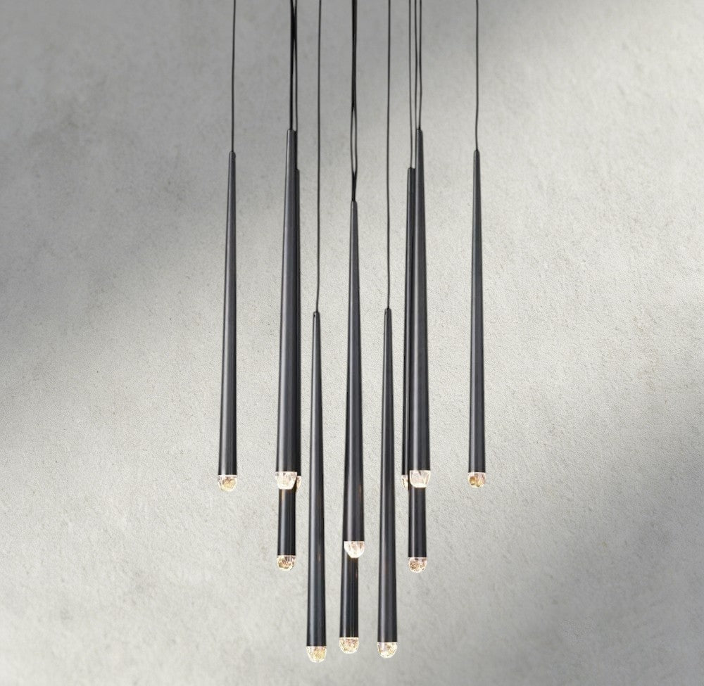 24" / Bronze Aquitaine Round Chandelier 18", 24", 30", 48"