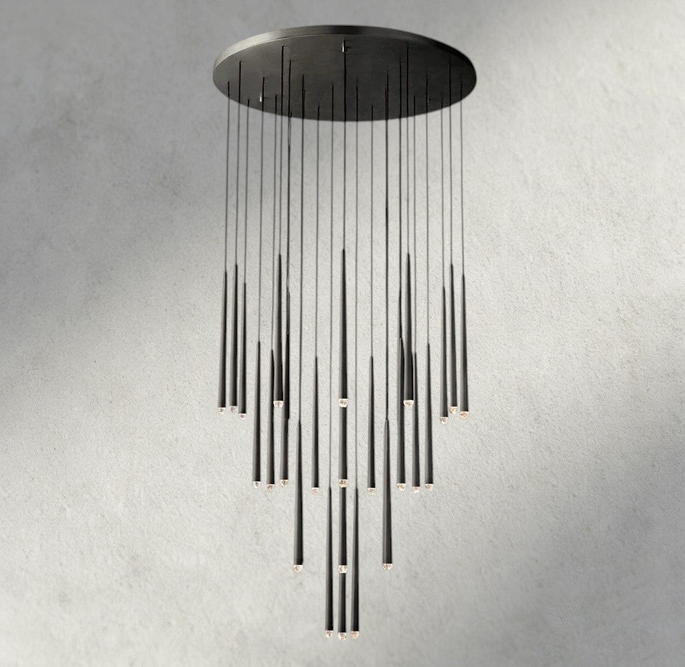 48 / Bronze Aquitaine Round Chandelier 18", 24", 30", 48"