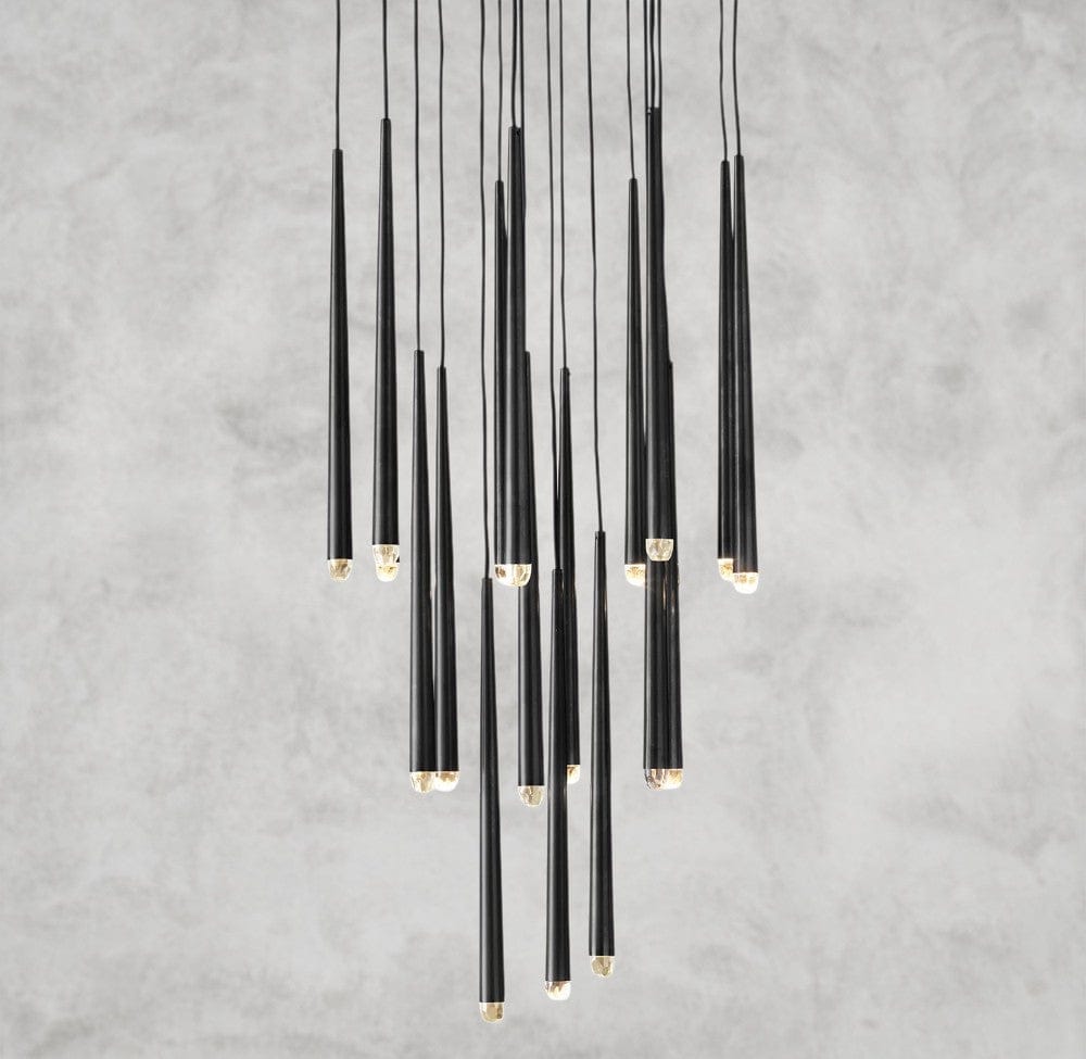 30" / Bronze Aquitaine Round Chandelier 18", 24", 30", 48"