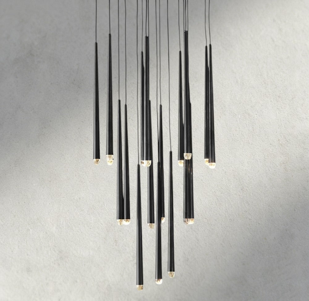 30" / Bronze Aquitaine Round Chandelier 18", 24", 30", 48"
