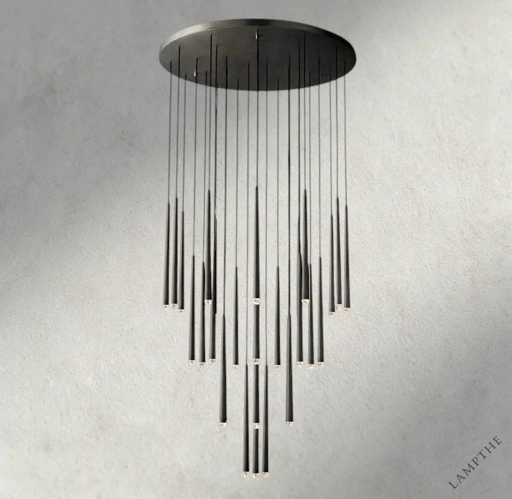 48 / Bronze Aquitaine Round Chandelier 18", 24", 30", 48"