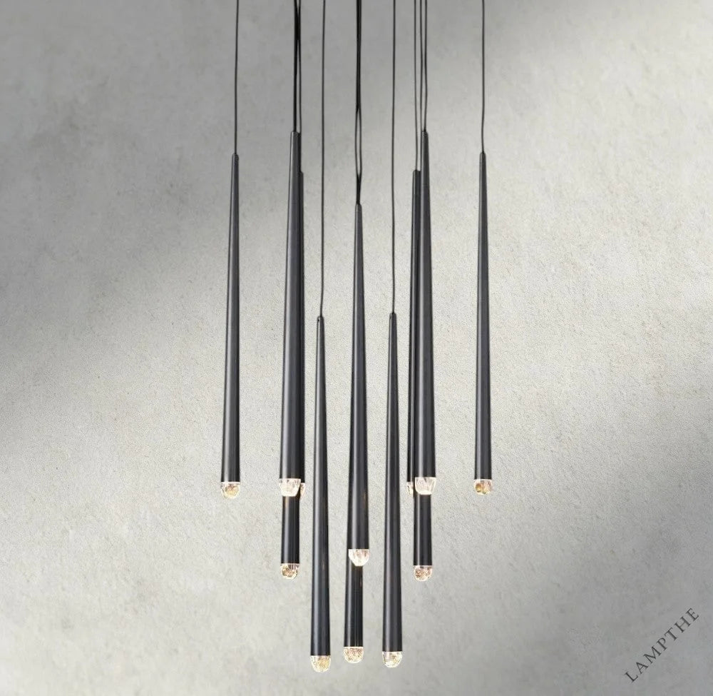 24" / Bronze Aquitaine Round Chandelier 18", 24", 30", 48"
