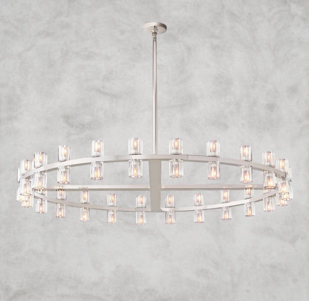 48" / Nickel Arcachon LED Round Chandelier 36", 48", 60"