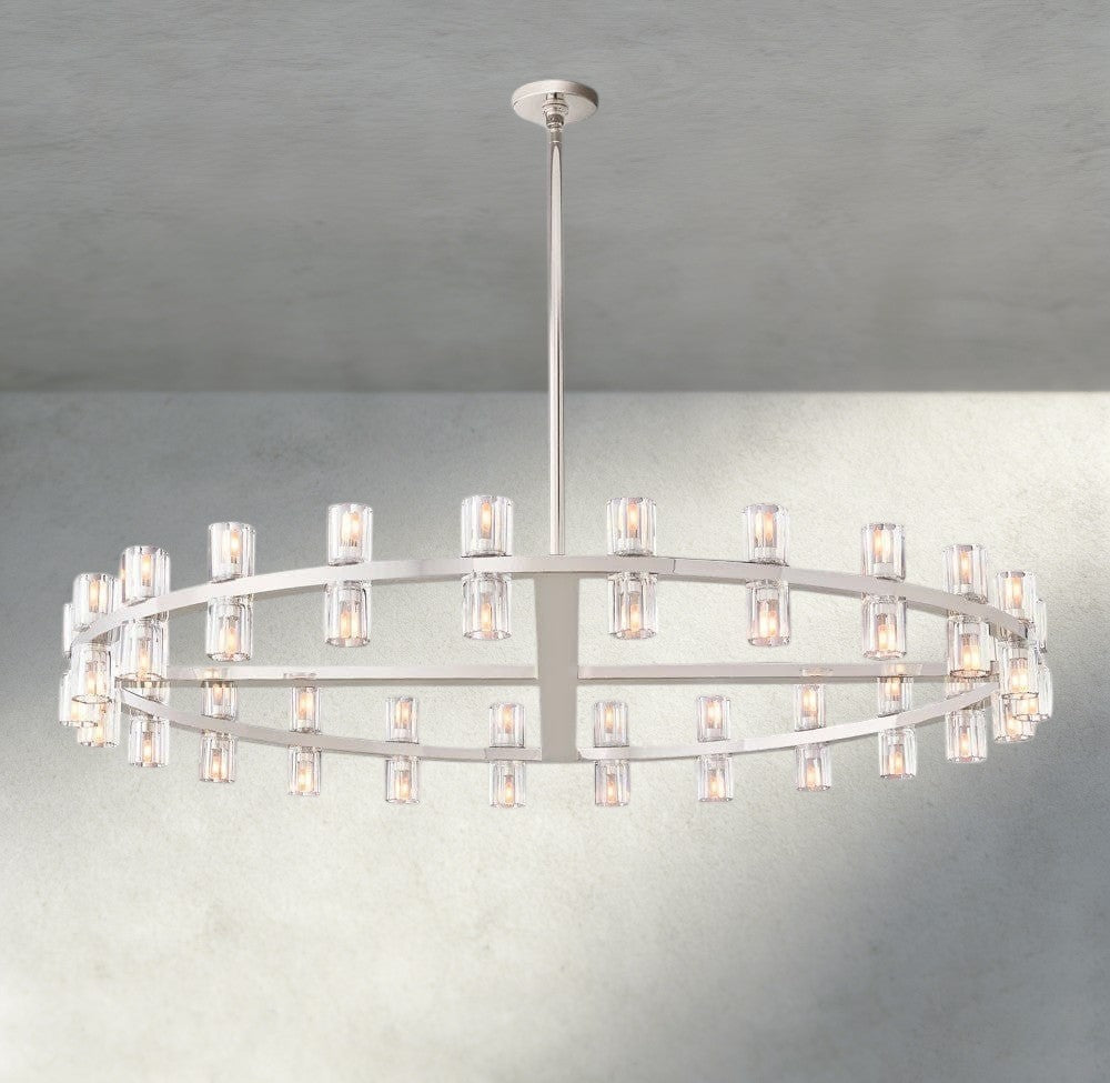 48" / Nickel Arcachon LED Round Chandelier 36", 48", 60"