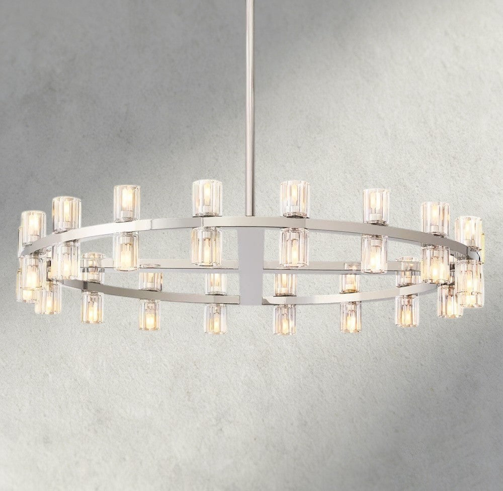 36" / Nickel Arcachon LED Round Chandelier 36", 48", 60"
