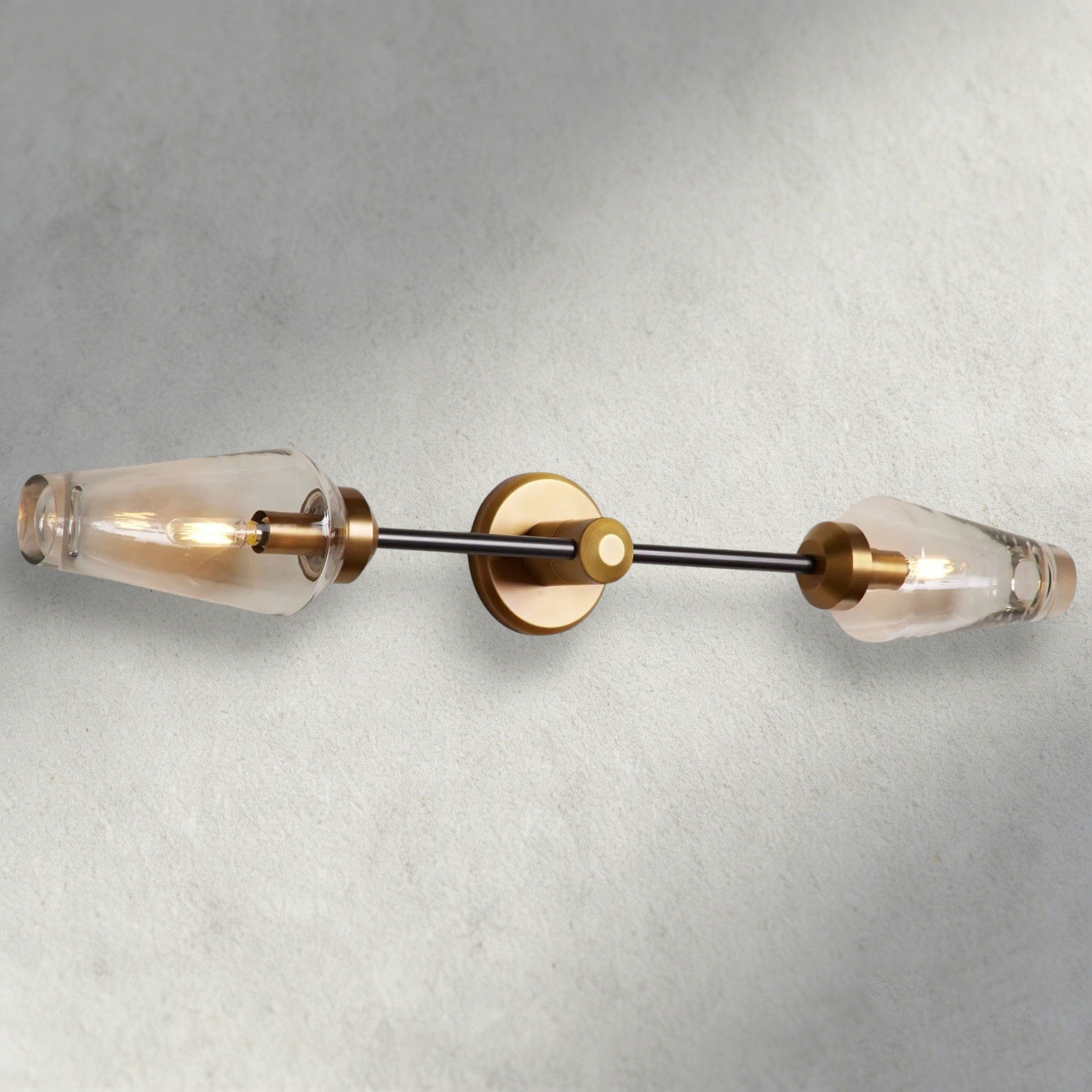 Bronze Arrow Double Sconce