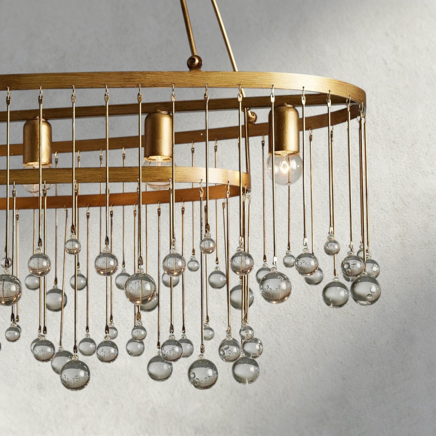 Aubrey Oval Chandelier 52.5"