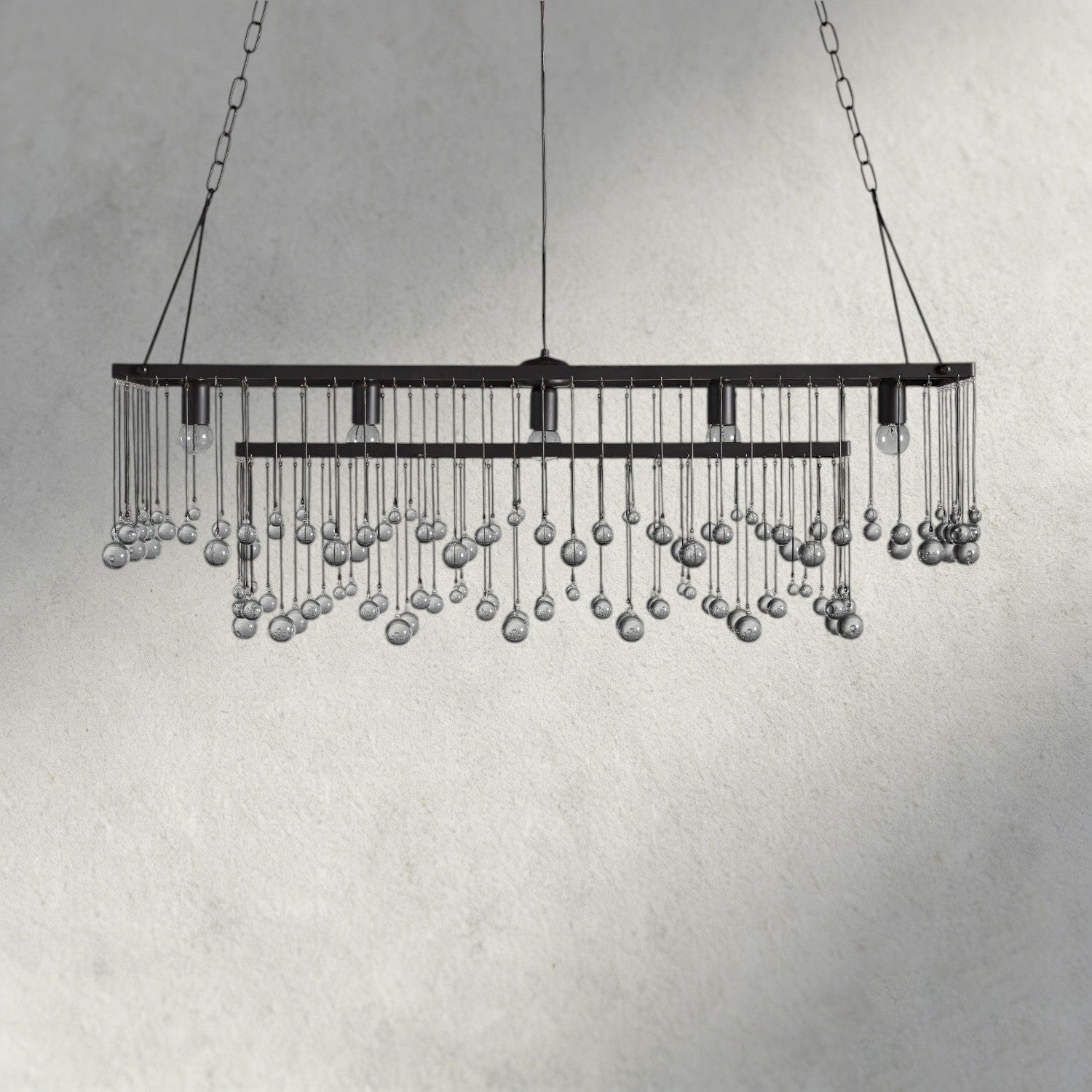 Aubrey Rectangular Chandelier 47", 60"