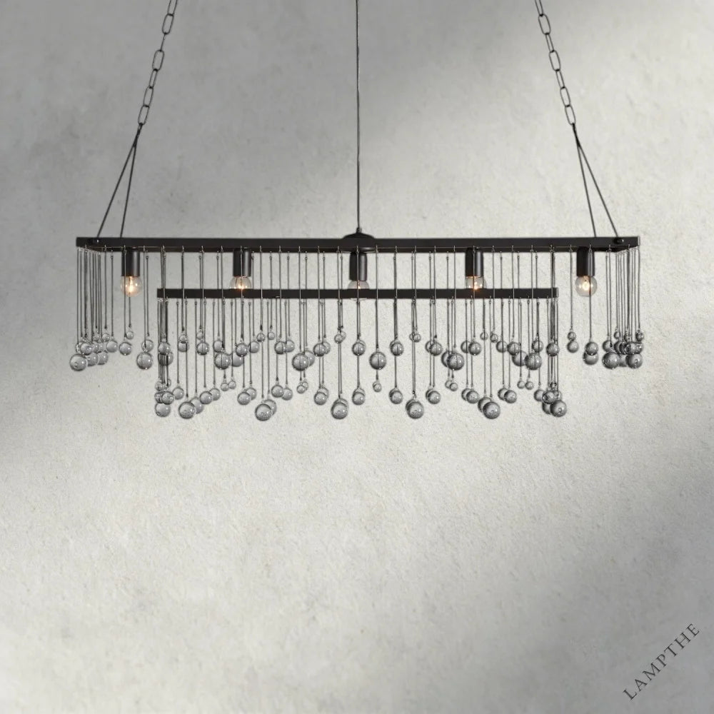 47" / Bronze Aubrey Rectangular Chandelier 47", 60"