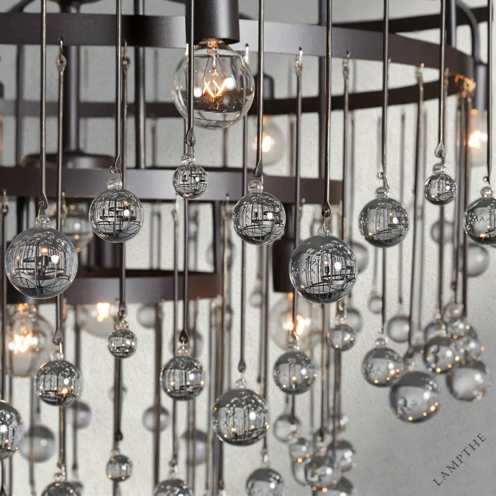 Aubrey Round Chandelier 2-TIER, 4-TIER