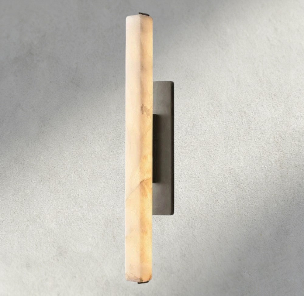 25" / Bronze Audubon Alabaster Single Sconce